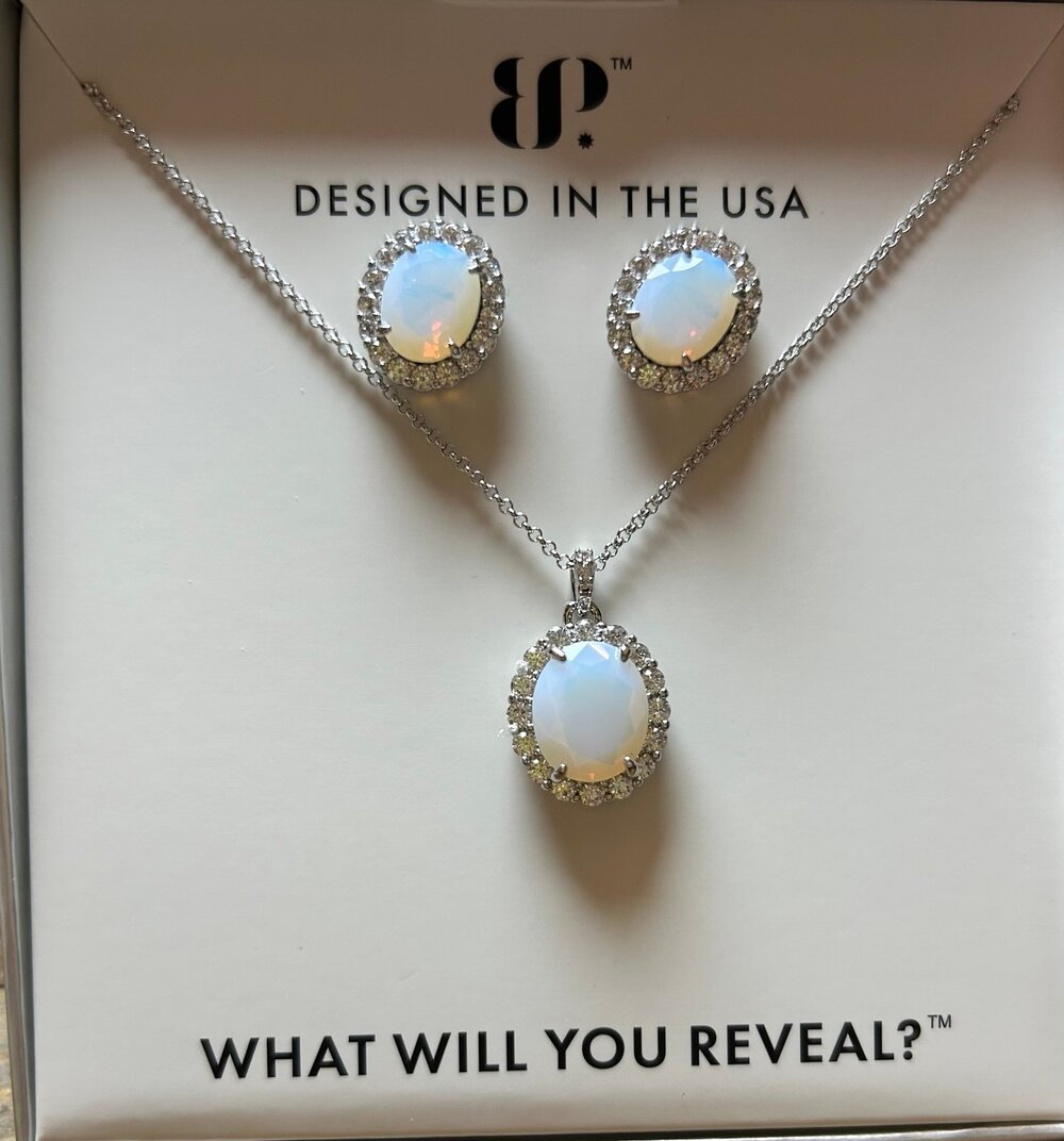 Bomb Party 2424 Necklace & Earring Set ~ Gem Society Exclusive